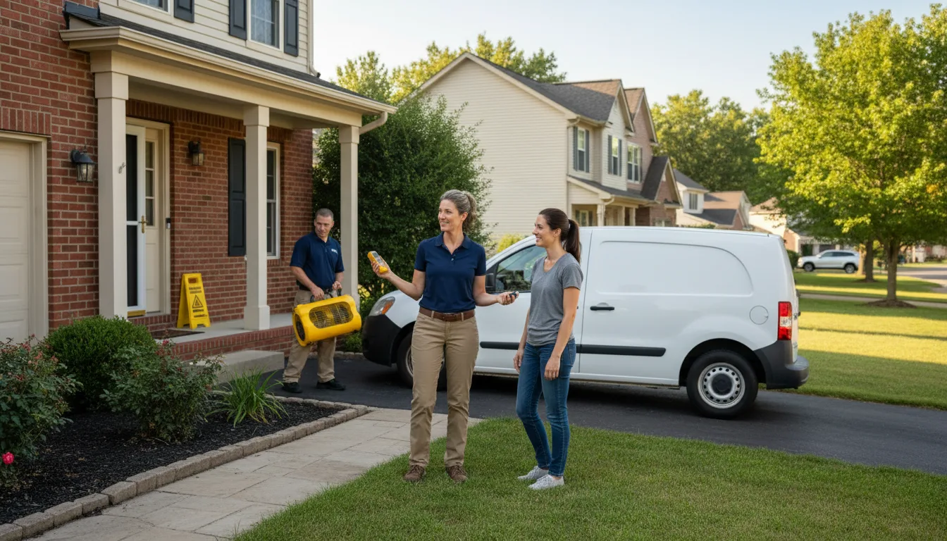 Water restoration image for Home Water Damage Repair in Hedrick, IA